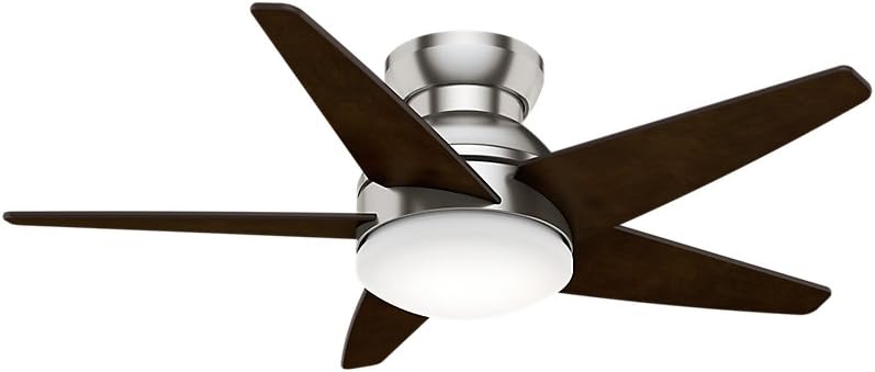 Casablanca Indoor Low Profile Ceiling Fan With Led Light And Wall