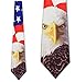 American Freedom flag tie Mens Necktie with Eagle by Ralph Marlin
