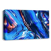 Canvas Wall Art Energe Wave Canvas Prints Home Artwork Decoration for Living Room Bedroom - 12x18 inches