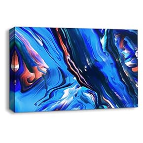 Canvas Wall Art Energe Wave Canvas Prints Home Artwork Decoration for Living Room Bedroom - 12x18 inches