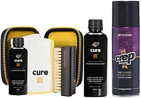 Crep Protect Cure Kit, Ultimate Rain & Stain Shoe Spray (Bundle Gift Packs) (One Size, Spray+refil+Cure Kit)