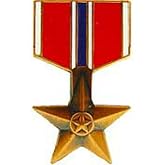 EagleEmblems P14926 Pin-Medal, Bronze Star (1-3/16'')