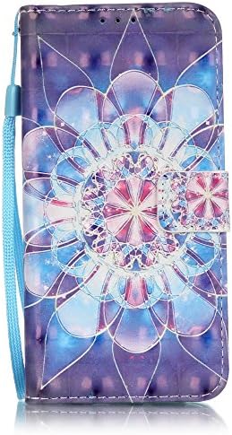 Galaxy S7 Edge Case,Samsung Galaxy S7 Edge Case, Moie Baby[3D] Flip Cover PU Leather Wallet Case Card Slots,Lanyard Stand Case for Samsung Galaxy S7 Edge (Flower)