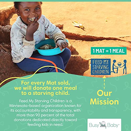 BUSY BABY Silicone PlacematAs Seen On Shark TankBuiltin Suction Cups