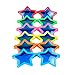 Seekingtag Jumbo Sunglasses with Blue Lens for Costumes Cosplay Halloween Party Fun Party Favor Photo Booth Props(6 Pack) - Star Shaped 10
