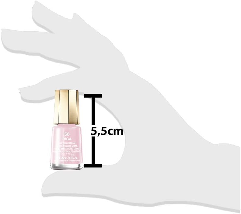 Mavala Mini Color Nail Polish, Cream Finish, Riga #56, 0.17 Ounce, French Pink, 5 ml (Pack of 1) - Image 4