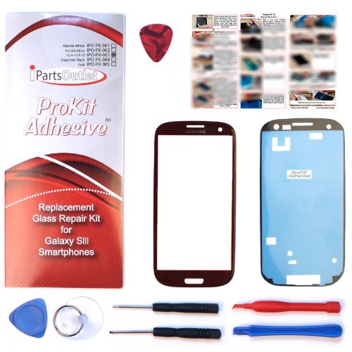 Red Samsung Galaxy S3 Replacement LCD Screen Glass Lens i9300 I747 T999 RED