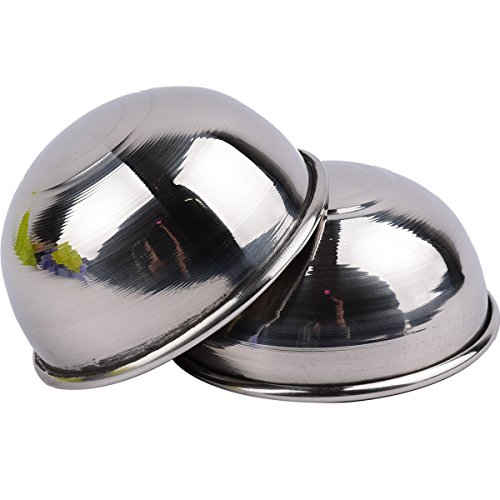 Bath Bomb Ball Molds Bath Fizzies Stainless Steel Molds 2pieces Per 1set D3.3inch/8.5cm