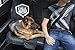 LIGHT USER-FRIENDLY PET SEAT COVER for CARS and SUV - DIVISIBLE with ZIPPER, EASY-CARE, DURABLE, FOLDABLE and PORTABLE with a BAG, VERSATILE PET CAR SEAT COVER