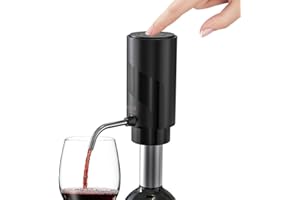AIKARO Electric Wine Aerator Pourer Automatic Electronic Decanter, Rechargeable