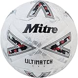 Mitre Ultimatch Football Enhanced Control Durability Size 5 White view 4