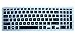AutoLive Translucent Black Ultra Thin Silicone Keyboard Skin Protector Cover for Dell Inspiron 15 3000 & 5000 series, such as 15-3541, 15-3542, 15-3543, 15-3551, 15-3552, 15-5545, 15-5547, 15-5548, 15-5558, 15-5559, 15-7559,17-5748, 17-5749,17-5755, 17-5759 US Version