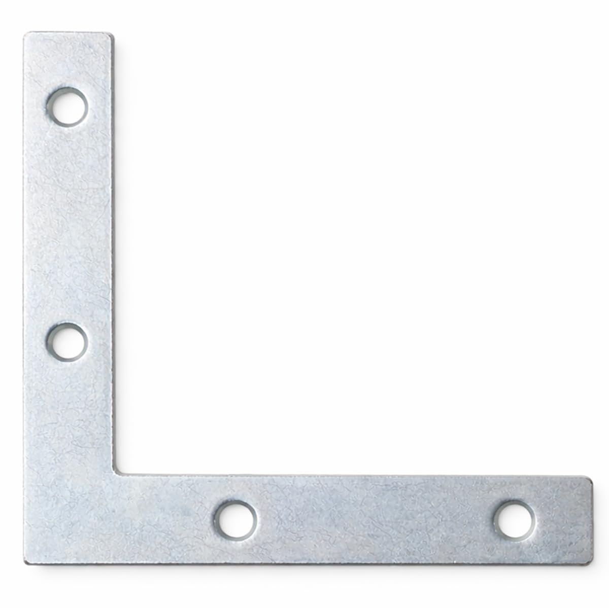 75mm x 75mm x 12mm x 2mm Corner L Shape Plate, Flat Angle Bracket Plates Connector Zinc Plated Steel NA75 (Pack of 10) K11ABC