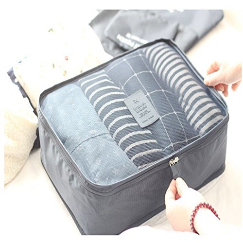 Packing Cubes, 7 Set Suitcase Organizer for Travel, Compression Travel Luggage Organizer - Thumbnail 5
