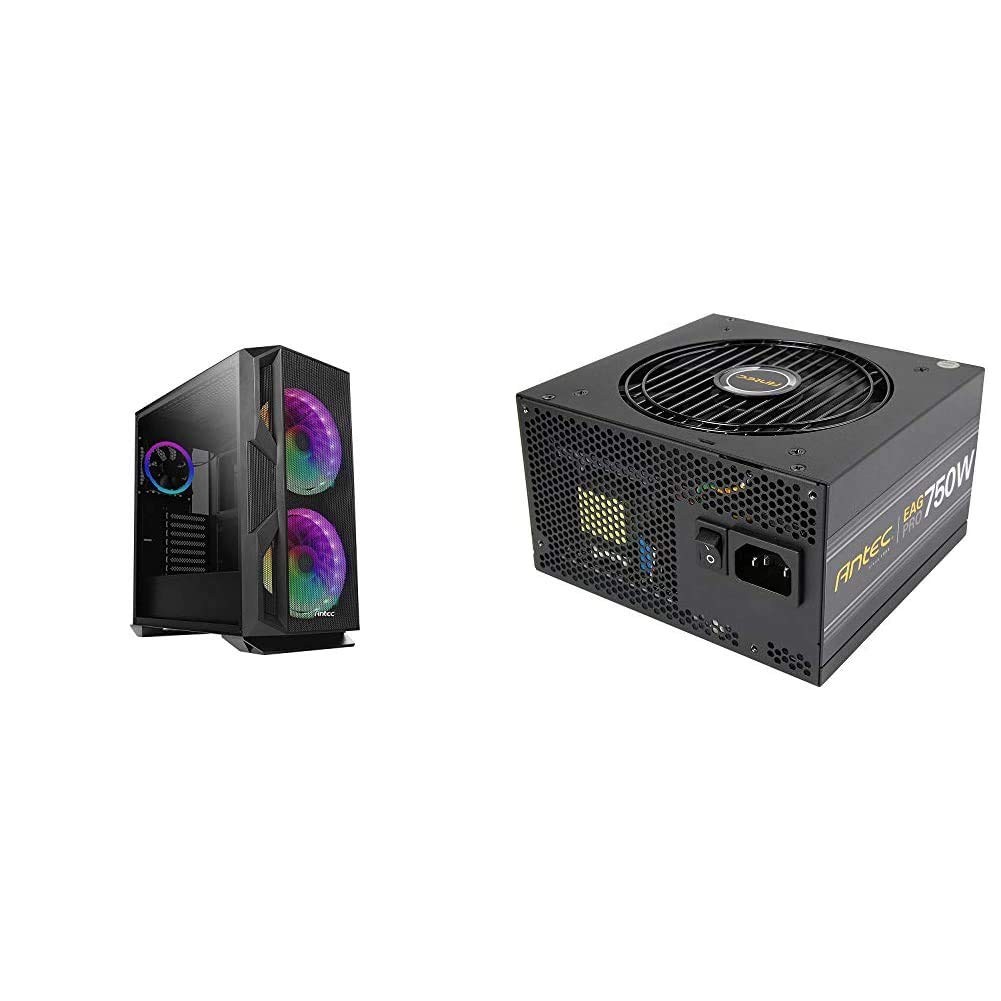 Amazon In Buy Antec Nx 800 Mid Tower Gaming Cabinet With Antec 750 Watt Gold Certified Psu Online At Low Prices In India Antec Reviews Ratings