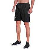 EZRUN Men's 7 Inch Quick Dry Running Shorts Workout Sport Fitness Short with Liner Zip Pocket