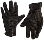 Joe Rocket Men's Café Racer Motorcycle Gloves (Black, Medium)