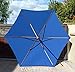 Formosa Covers 9ft Umbrella Replacement Canopy 6 Ribs in Royal Blue (Canopy Only)
