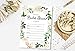 All Ewired Up 50 Greenery Wreath Bridal Shower Invitations and Envelopes (Large Size 5x7) - (50 count)