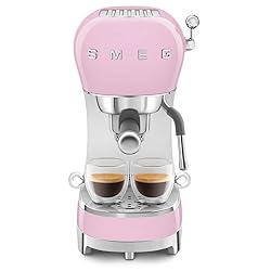 Smeg Manual Espresso Machine with Steam Wand, 15
