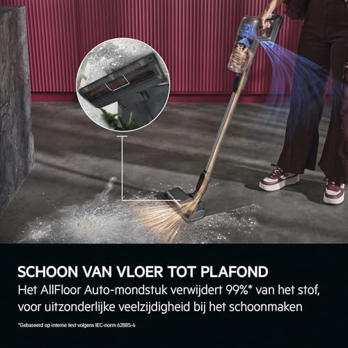 Aspirateur Balai sans Fil 7000 AP72UB21AM, Aspirateur à Manche et à Main 2 en 1, Jusqu'à 50 Min d'Utilisation, AllFloor Auto LED Buse pour Tous Sols, Filtration HEPA en 6 étapes, 0,3 L