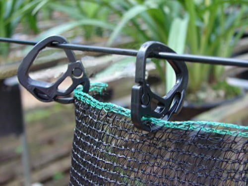 Originline Garden Hanging Hook for Shade Fabric/Netting 24pack Black