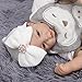 WILLTOO Newborn Lovely Soft Cute Hat Bow Baby Girl Hospital Beanie Hat (B)
