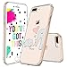 iPhone 7 Plus Case, iPhone 8 Plus Case, Cute iPhone 7 Plus Case, MOSNOVO Cute Elephant Pattern Clear Design Printed Case with TPU Bumper Case Cover for iPhone 7 Plus (2016) / iPhone 8 Plus (2017)