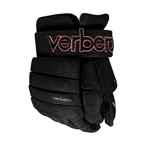 VERBERO Cypress 4-Roll Hockey Gloves (14 inch, Black/Copper)