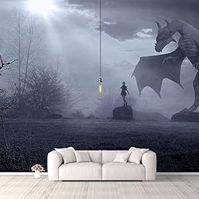Wall Murals for Bedroom Fantasy View Mystery Collage Removable Wallpaper Peel and Stick Wall Stickers - 66x96 inches
