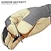 Youngstown Glove Hybrid Plus Leather Palm Heavy Duty Work Gloves For Men - Washable, Durable, Form-Fit - Gray
