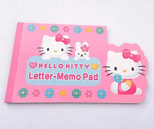Amazon Co Jp 難 ハローキティ レターメモパッド メモ帳 お手紙 便箋 折りたたみ キティちゃん グッズ レトロ 1999年 サンリオ うさぎ ホビーアイテム ホビー
