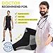 Alvada Plantar Fasciitis Support Compression Socks Foot Sleeves - Comfortable Arch Support - Quick Pain Relief, Reduced Soreness - Graduated Compression Brace - Faster Recovery Black LXL