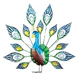 Solar Peacock Garden Stake