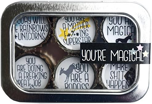 Kate Grenier Designs You're Magical Bottle Cap Magnets