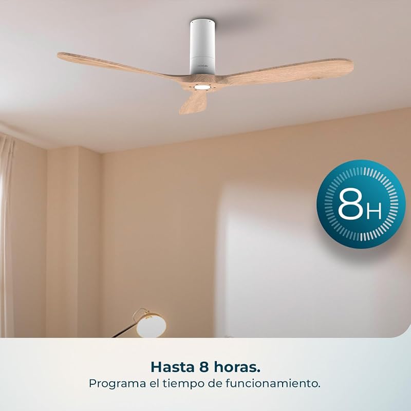 Ventilador de Techo EnergySilence 5400 Classic White&LightWood — foto 5 de 8