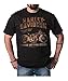 Harley-Davidson Men's Distressed Classic Dealer Short Sleeve T-Shirt, Black