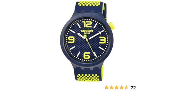 Amazon.com: Swatch BBNEON Quartz Blue Dial Men's Watch SO27N102 : Clothing,  Shoes \u0026 Jewelry