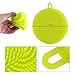 Silicone Dish Washing Brush，Food Grade Scrubber BPA Free，Multipurpose Kitchen Cleaning Sponges for Pot, Pan, Fruit and Vegetables (7 Pack),Lideemo