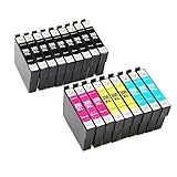 Anbo 18Pack Remanufactured Cartridge Replacement for 200 XL Ink Cartridges High Yield Compatible to XP-410 XP-310 WF-2540 WF-2530 WF-2520 WF-2010F WF-2010W WF-2510WF XP-400 XP-300 XP-200 Printer