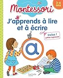 J'apprends à lire et à écrire : Montessori 3-6 ans. Avec des lettres rugueuses by 