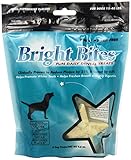 Bright Bites Daily Dental Dog Treats, Cool Peppermint, Medium (4 Packs of 8 Treats)