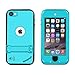 iPod Touch 5 Waterproof Case, Waterproof iPod Touch 6 Case, Eonfine Shockproof Protective Full-sealed Hard Cover, Underwater IP68 Certificated Kickstand Case for iPod Touch 5/6 Teal