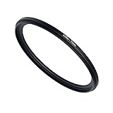 82mm to 72mm Step Up Ring Filter Adapter Black