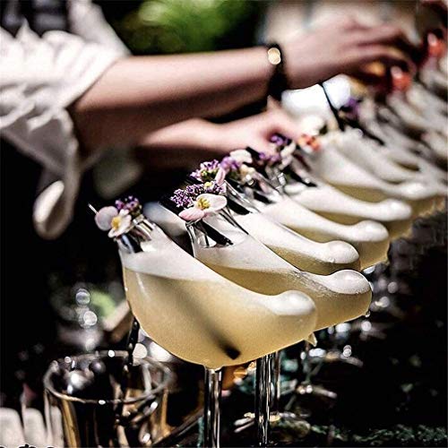 SYZHIWUJIA Cocktailglas, kreativer Vogeldesign Cocktailglas Individualität Glas Becher, Bleifreies kristallklares Glas… – Bild 3