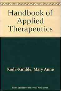 Handbook Of Applied Therapeutics Mary Anne Koda Kimble
