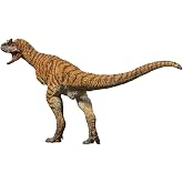 PNSO Prehistoric Dinosaur Models: 36 Domingo the Carnotaurus | 9.3" Carnotaurus Model, Opening Jaw, Horned Skull, 64-Page Manual + A3 Sci-Art Poster, 15+
