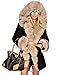 Roiii Women's Warm Winter Coat Thicken Hoodies Jacket Parka Overcoat Outerwear