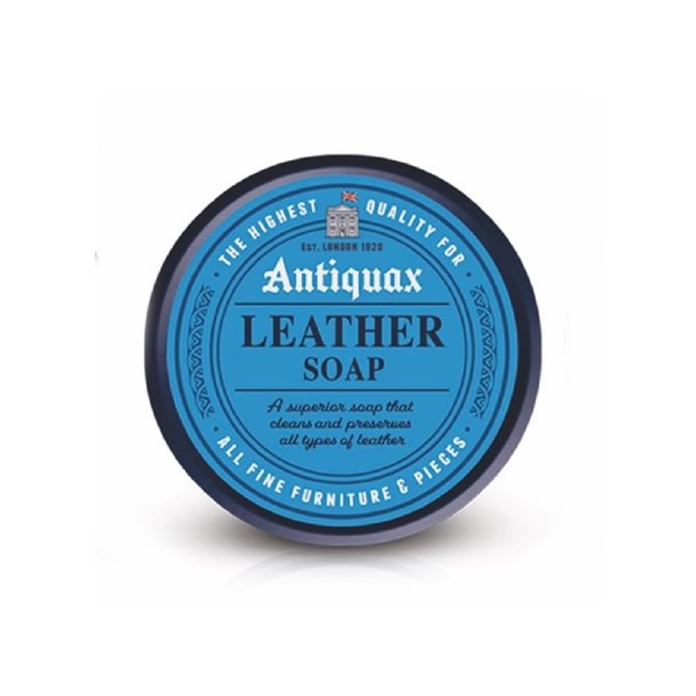 Antiquax Leather Soap -Cleaner for Gentle Care, Deep Cleaning, and Conditioning of Furniture, Shoes, and Accessories – 250ml