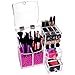 Lifewit Brush Holder Lipstick Case Drawer Dustproof Box Premium Quality 5mm Thick Makeup Acrylic Organizer Cosmetic Storage Display Lid With Rosy Pearl